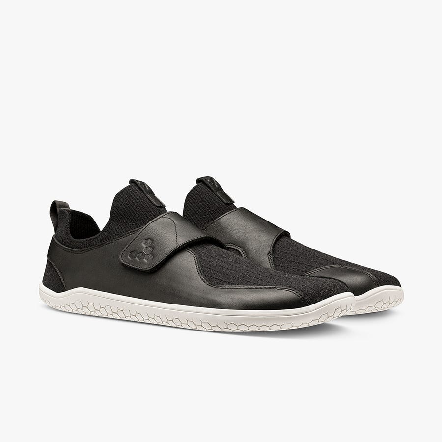 Vivobarefoot Primus Knit EZ Training schoenen Heren Zwart | Nederland 0109TCEV